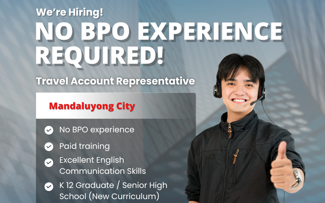 Travel Account Representative | Up to 28k Pay