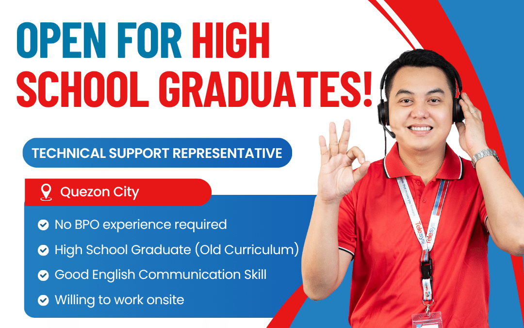 Technical Support Representative | Quezon City