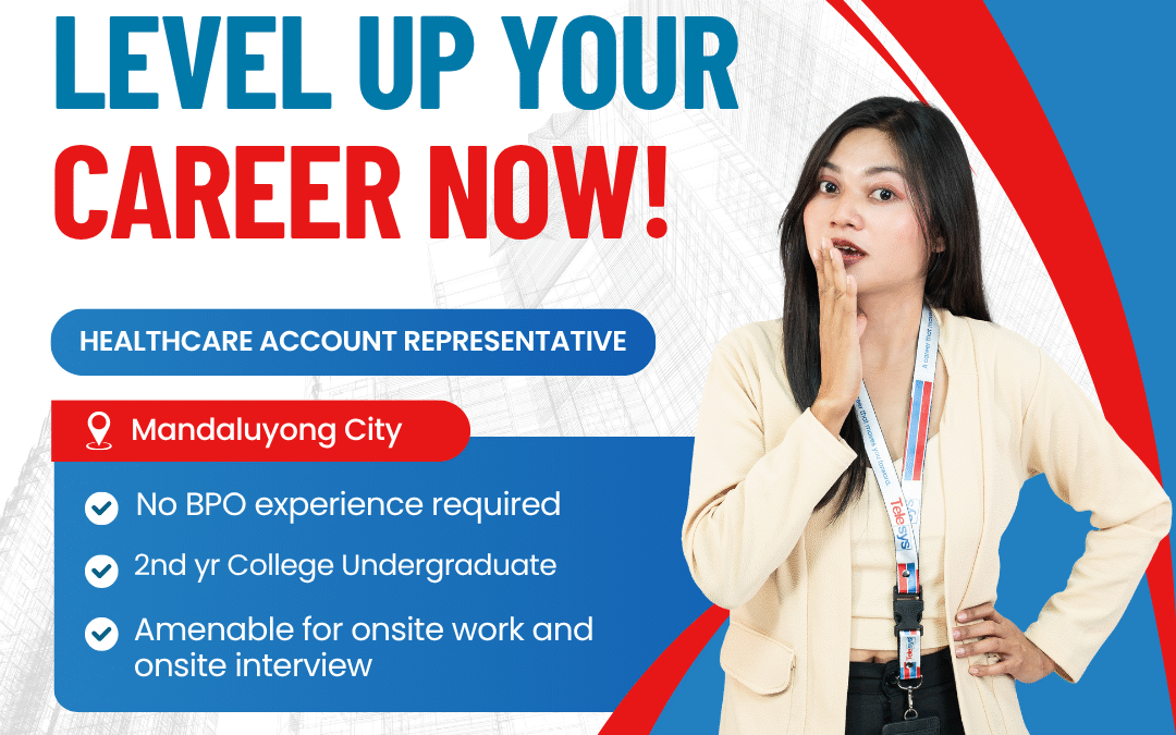 Healthcare Account Representative | Mandaluyong City