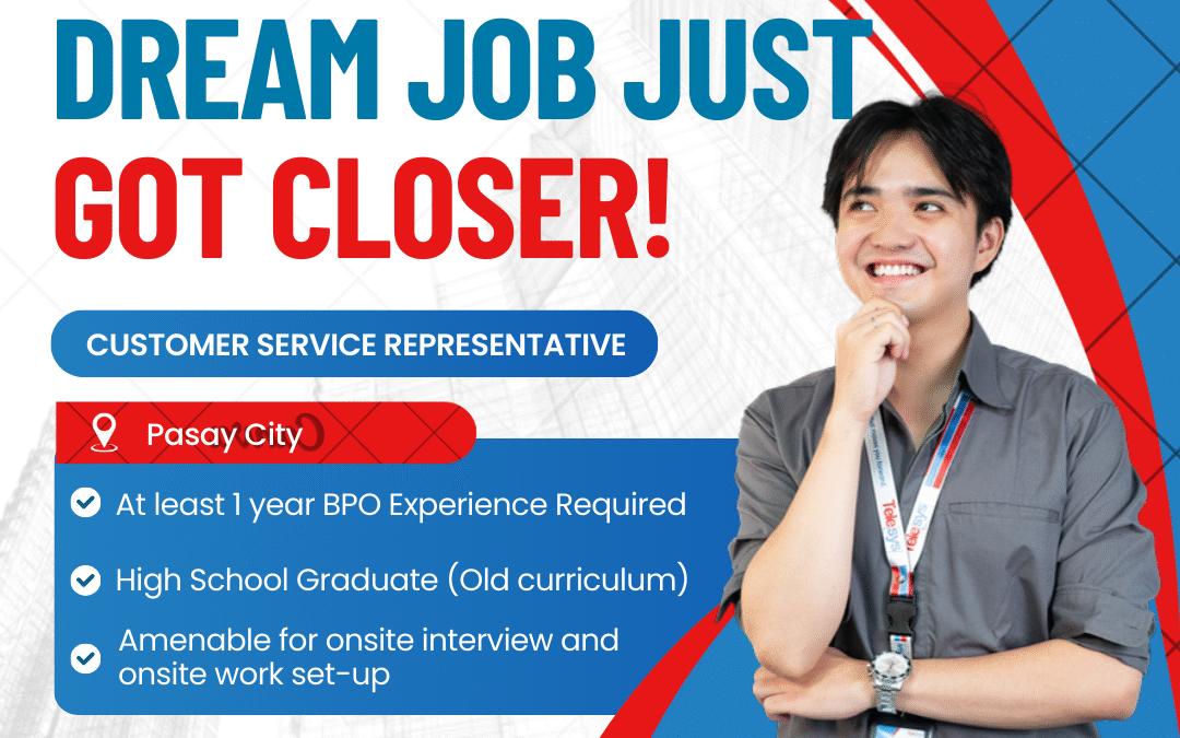 Customer Service Representatives in Pasay
