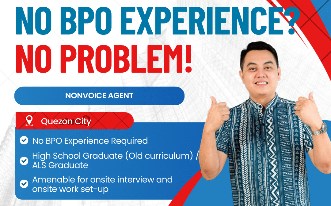 Nonvoice Call Center Agent – QC | Telesys BPO